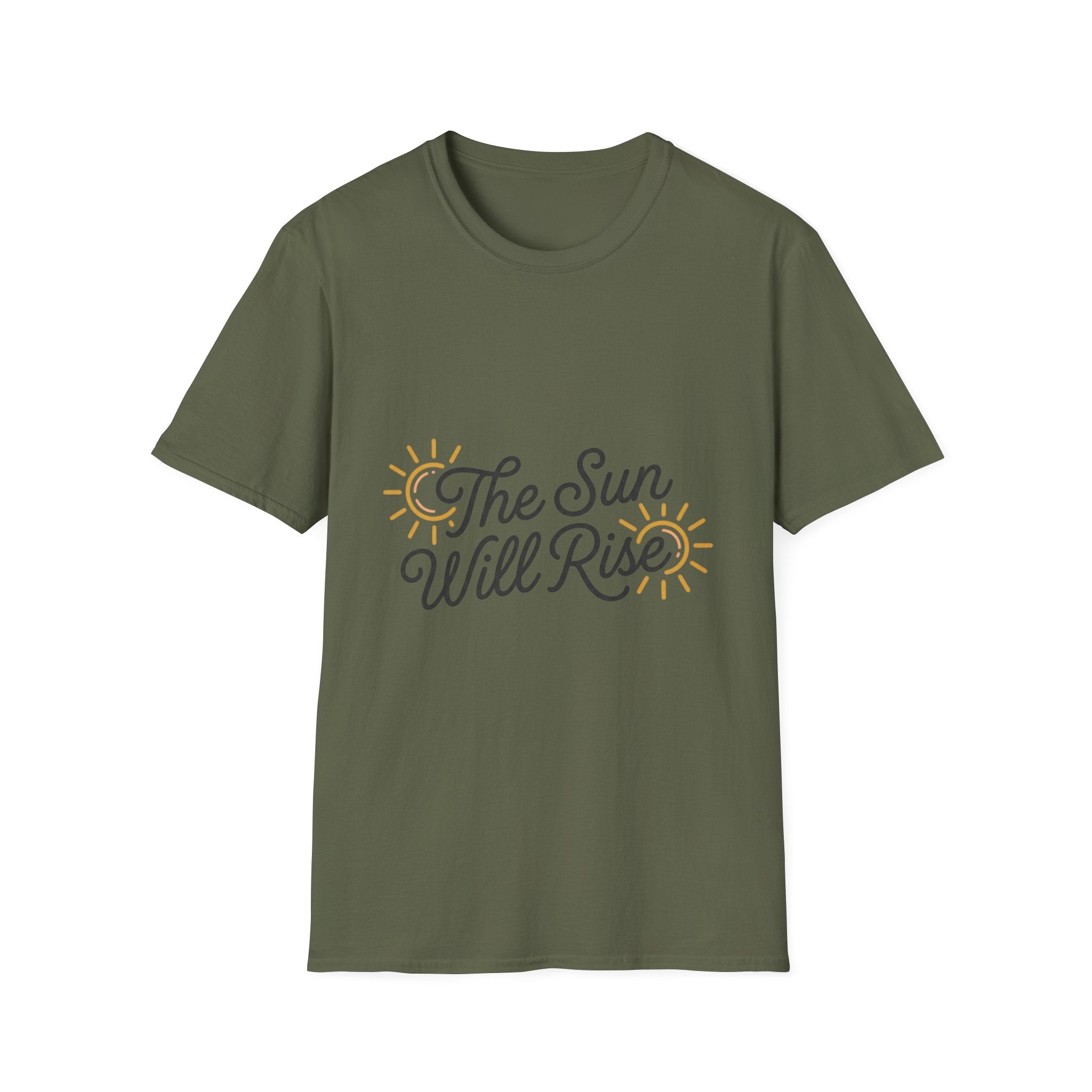 The Sun Will Rise T-Shirt — Inspirational Sunrise Graphic Tee