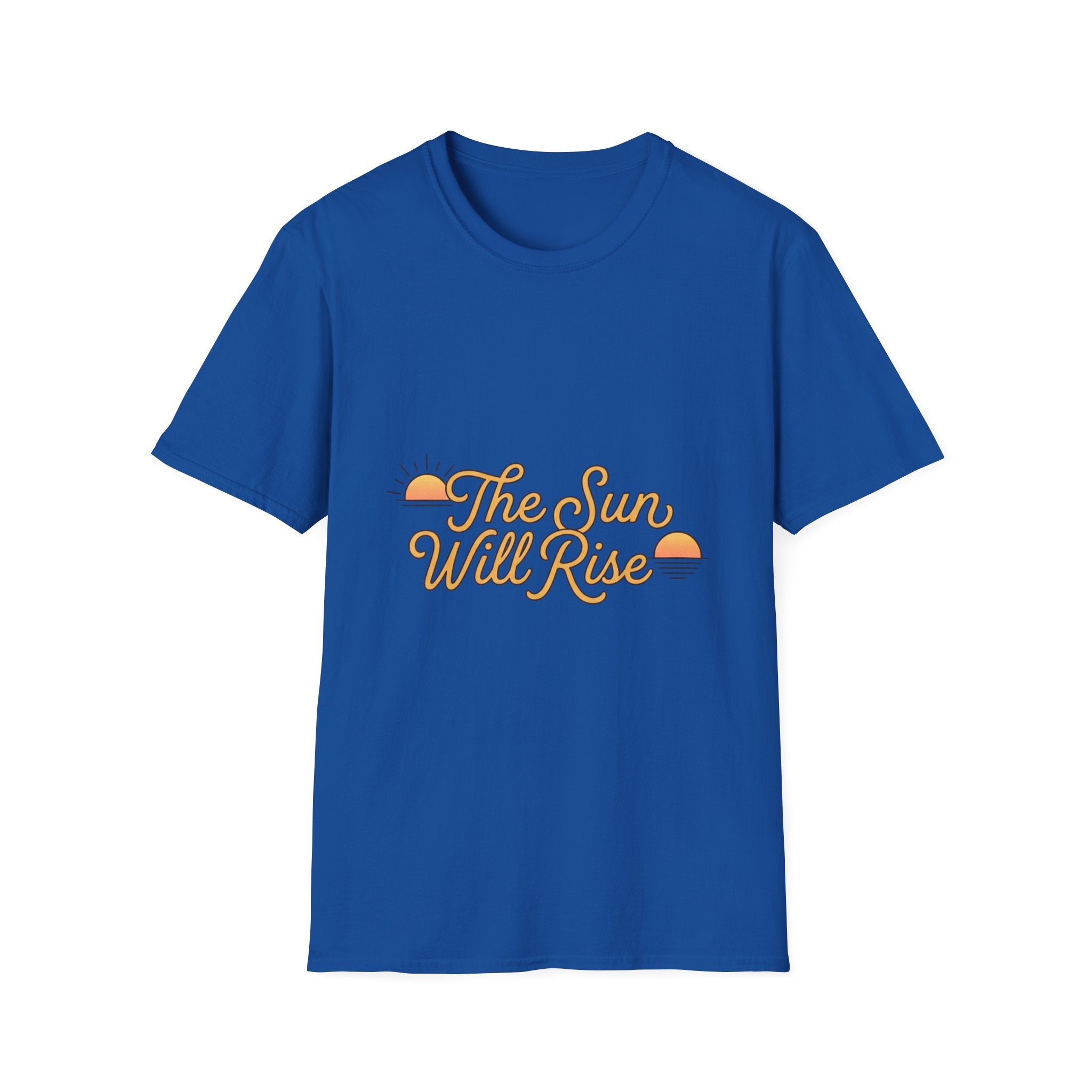 Sunrise Graphic T-Shirt — "The Sun Will Rise" Positive Vintage Tee