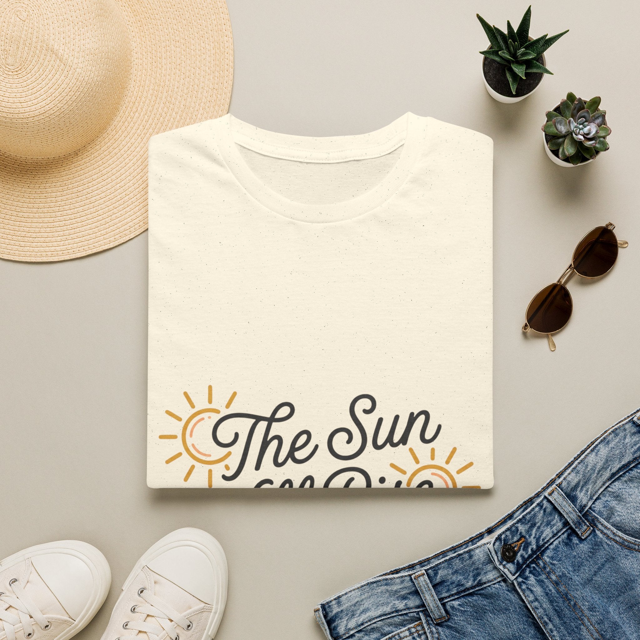 The Sun Will Rise T-Shirt — Inspirational Sunrise Graphic Tee
