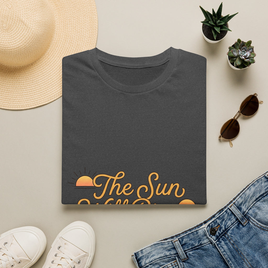 Sunrise Graphic T-Shirt — "The Sun Will Rise" Positive Vintage Tee