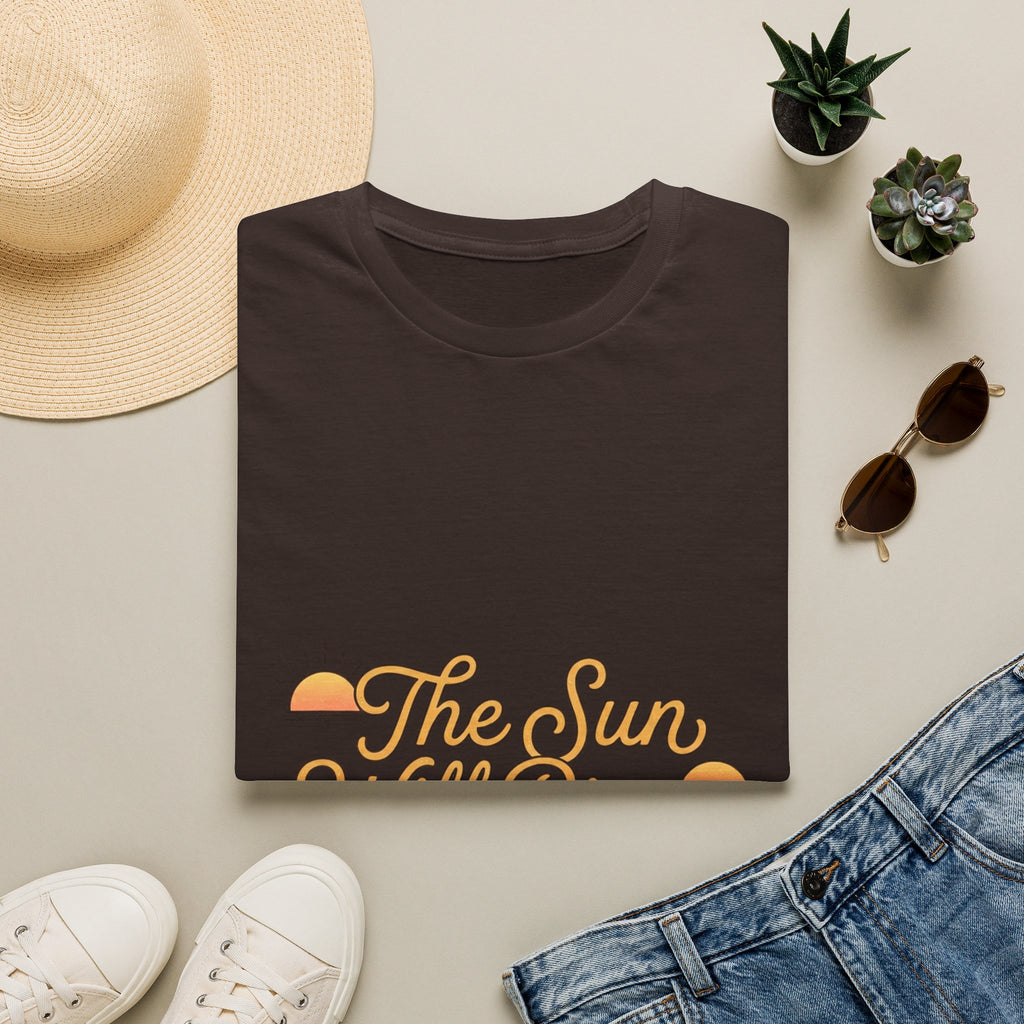 Sunrise Graphic T-Shirt — "The Sun Will Rise" Positive Vintage Tee